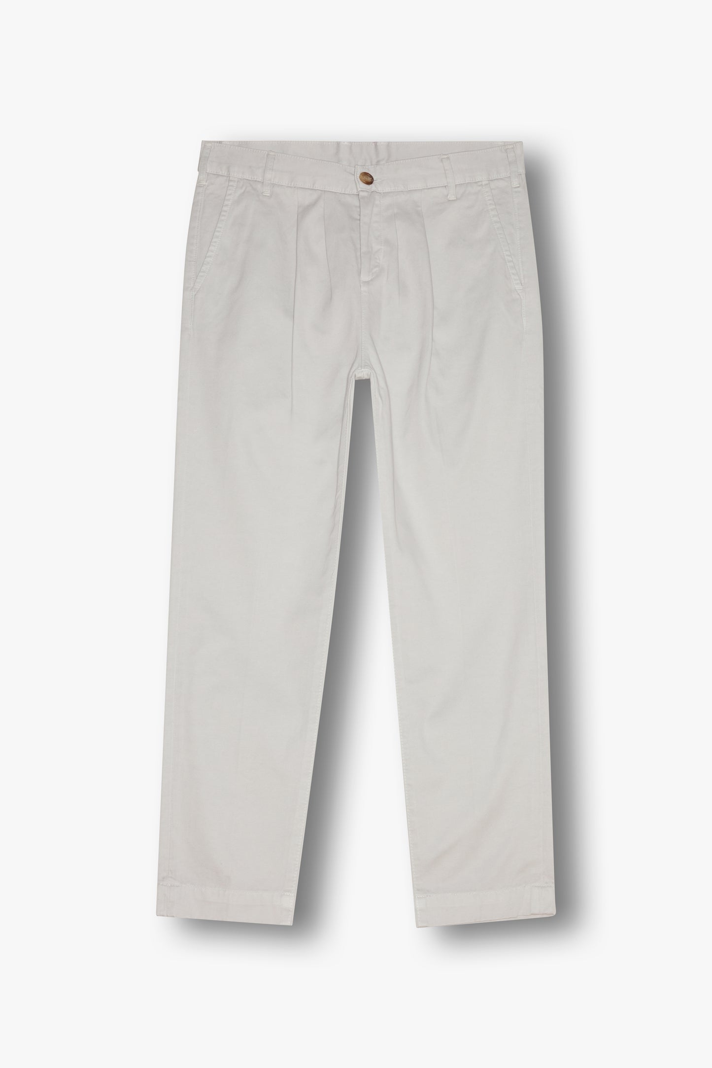 Pantalon Chino à pinces blanc