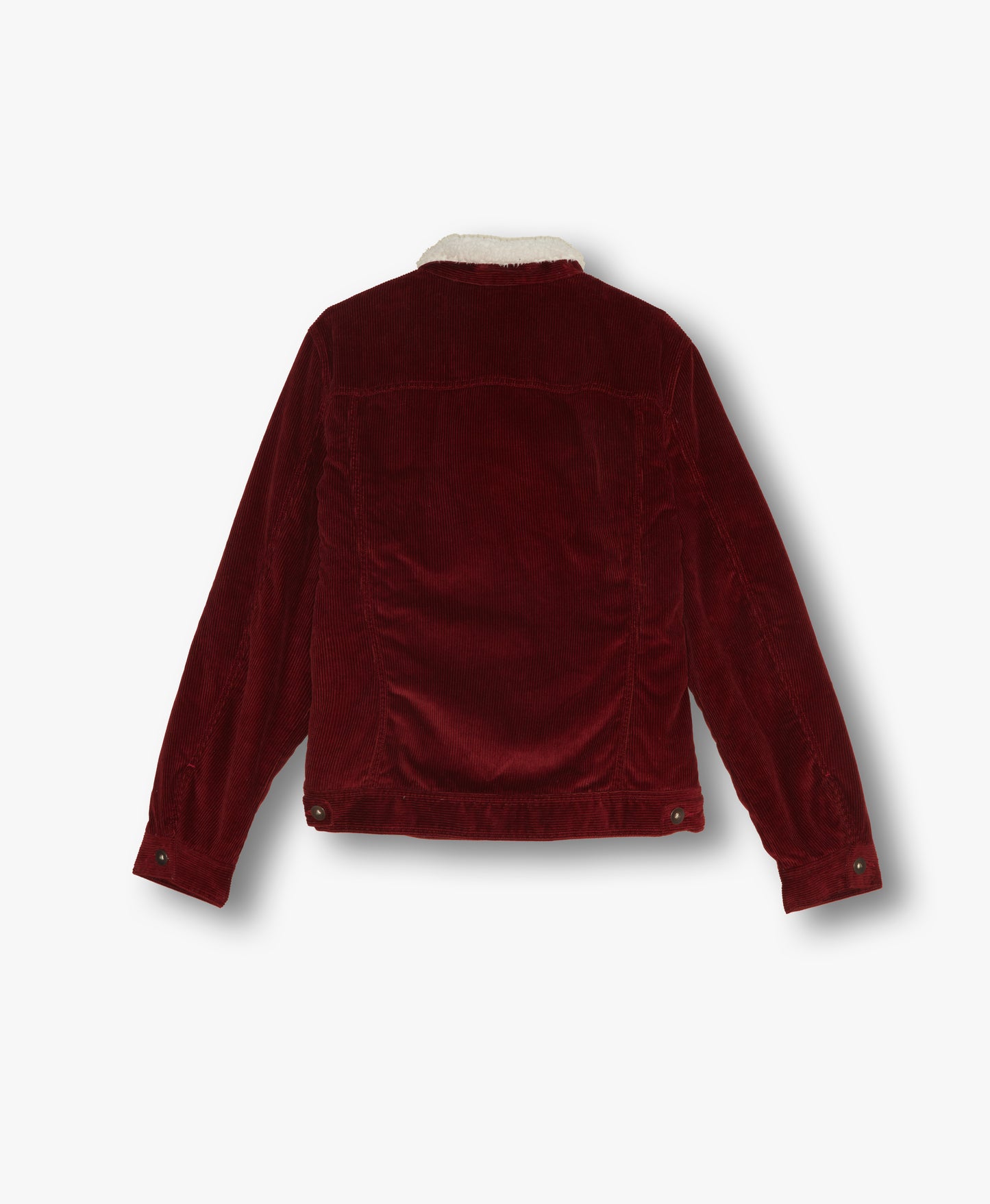 SHERPA BLOUSON VELOURS FOURRÉ BORDEAUX