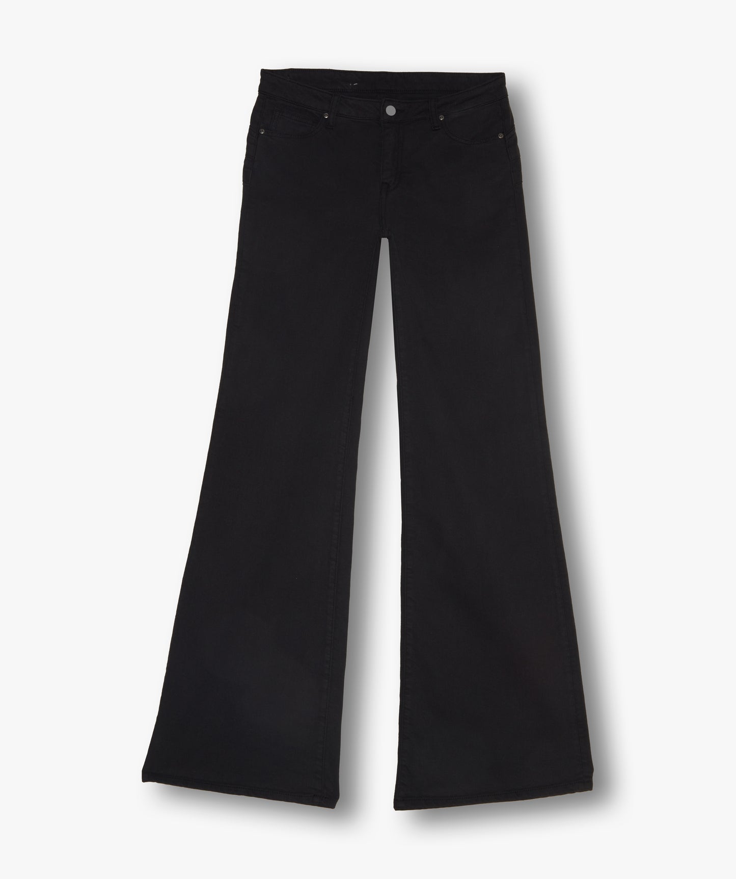 PANTALON FLORA BOOTCUT FLARE MI-BASSE NOIR