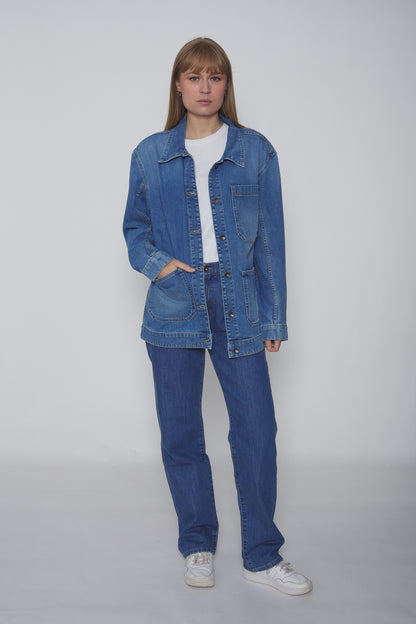 Veste Worker en toile de Coton Denim