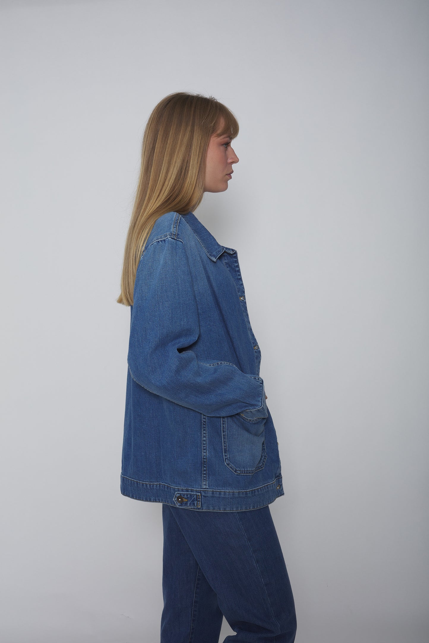 Veste Worker en toile de Coton Denim