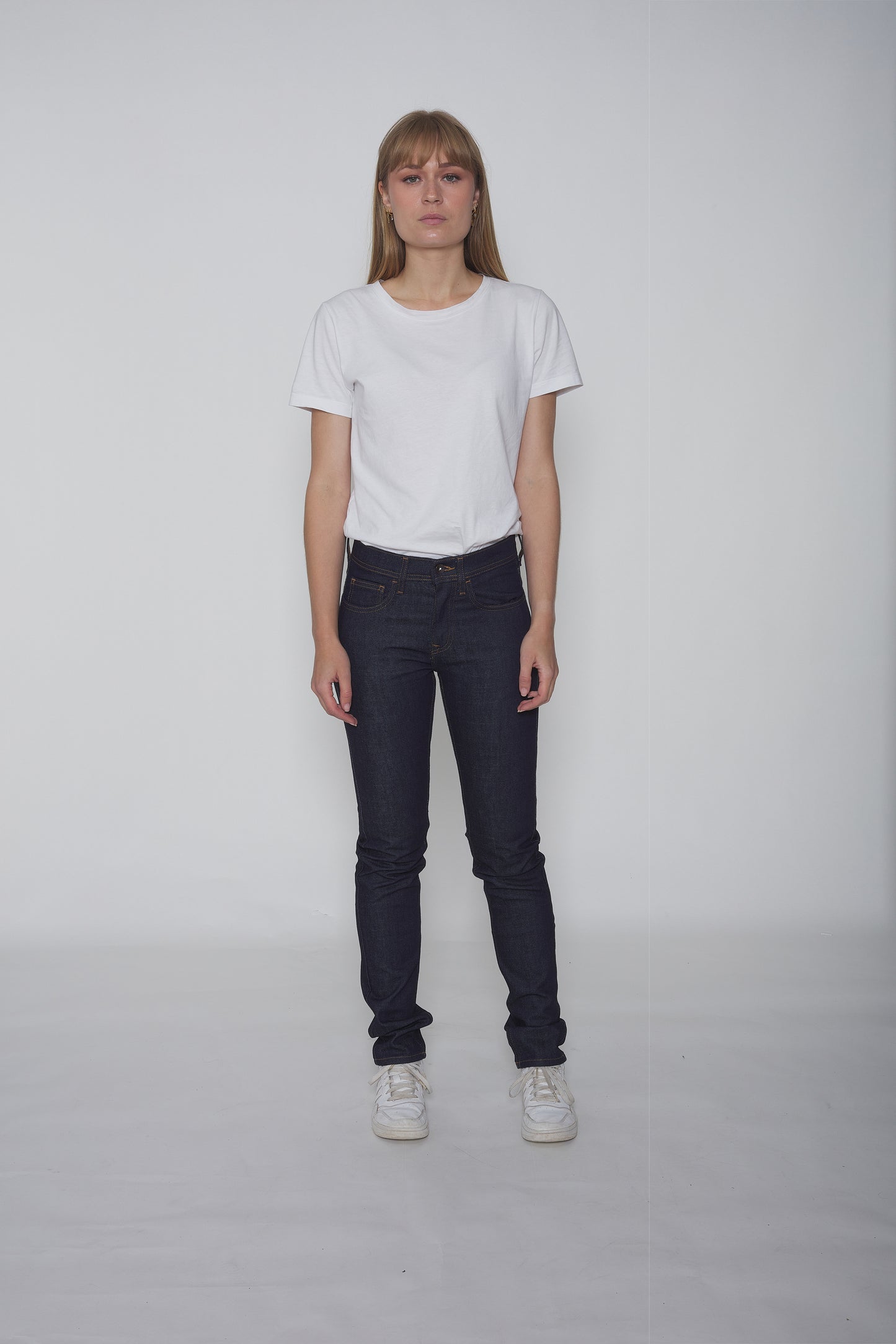 Pantalon jeans denim skinny brut