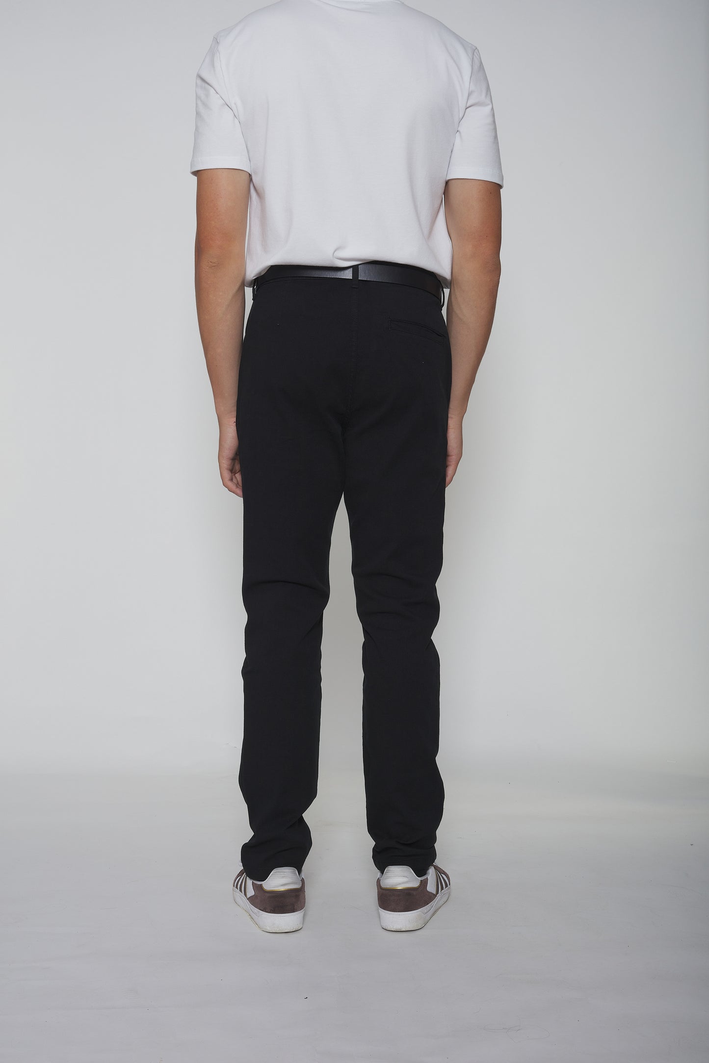 pantalon pince noir homme