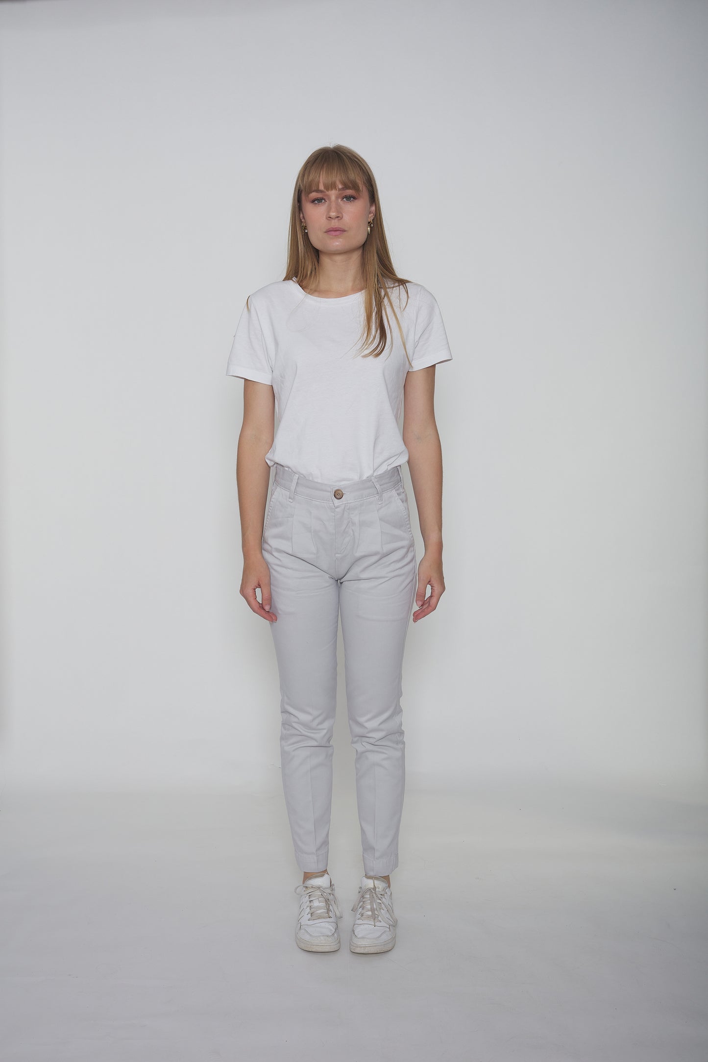 pantalon skinny jean blanc femme