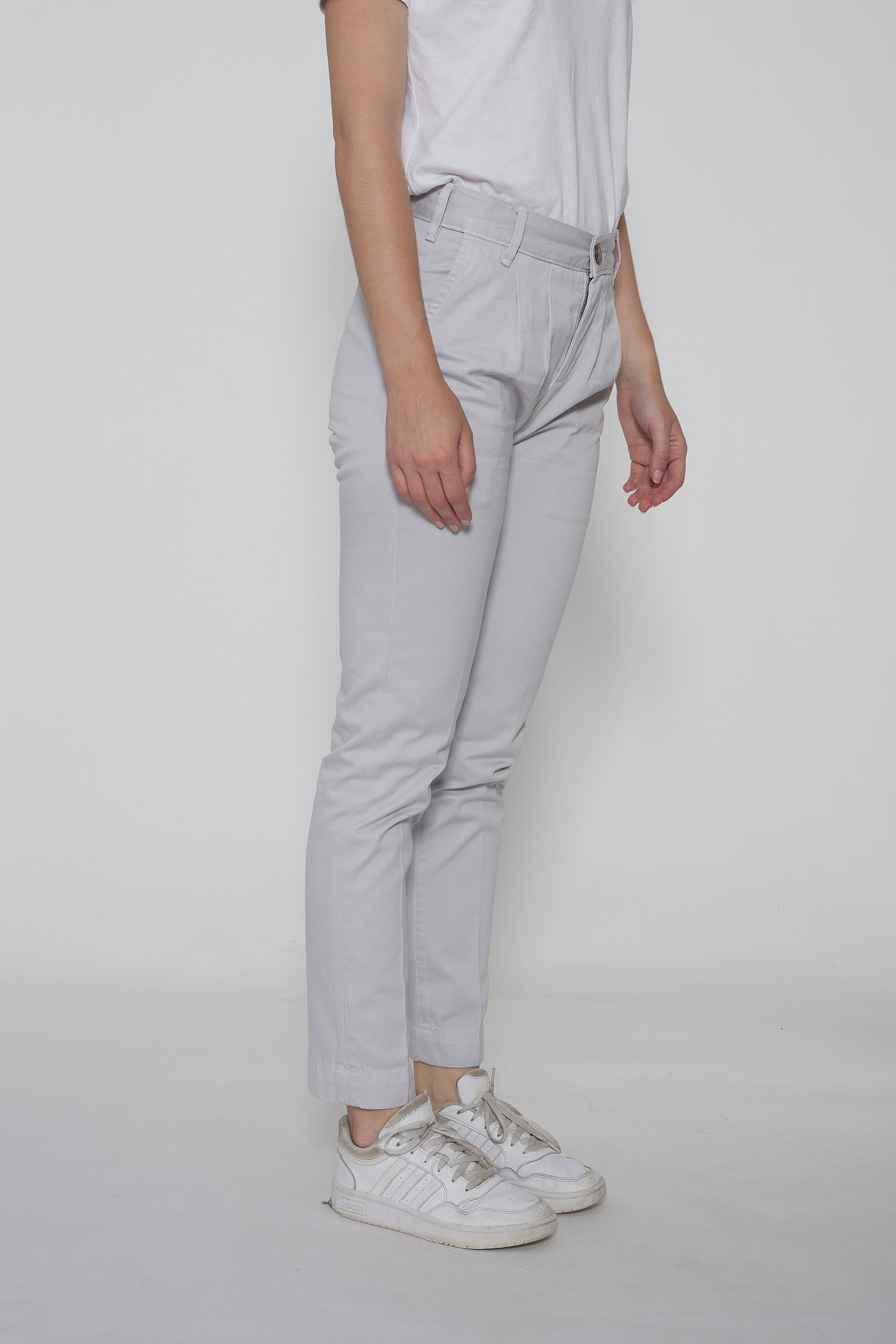 pantalon skinny jean blanc femme