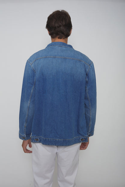 Veste Worker en toile de Coton Denim