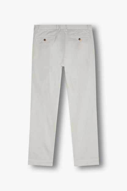 Pantalon Chino à pinces blanc