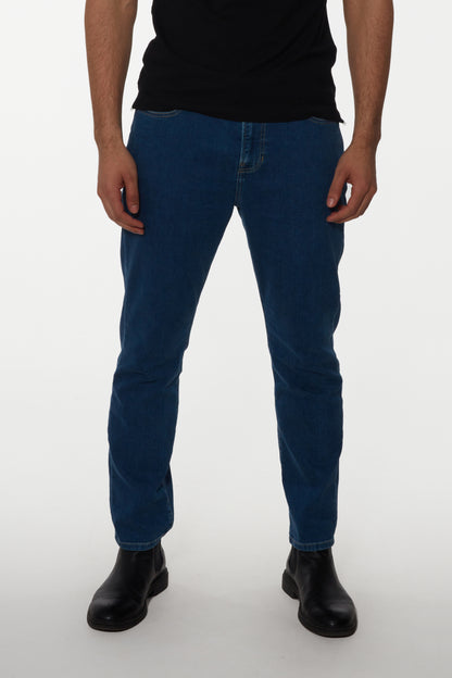 Pantalon jean habillé bleu