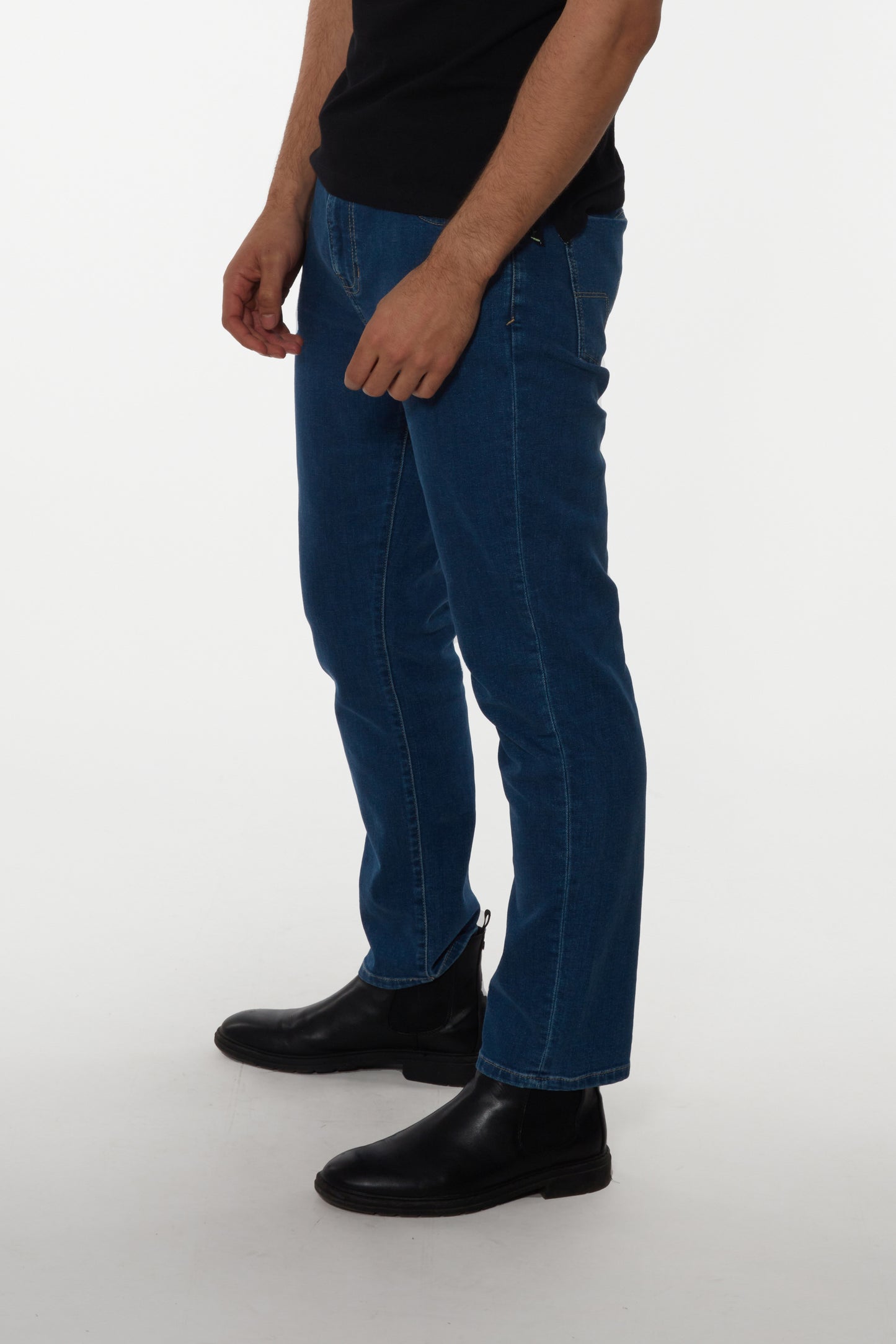 Pantalon jean habillé bleu