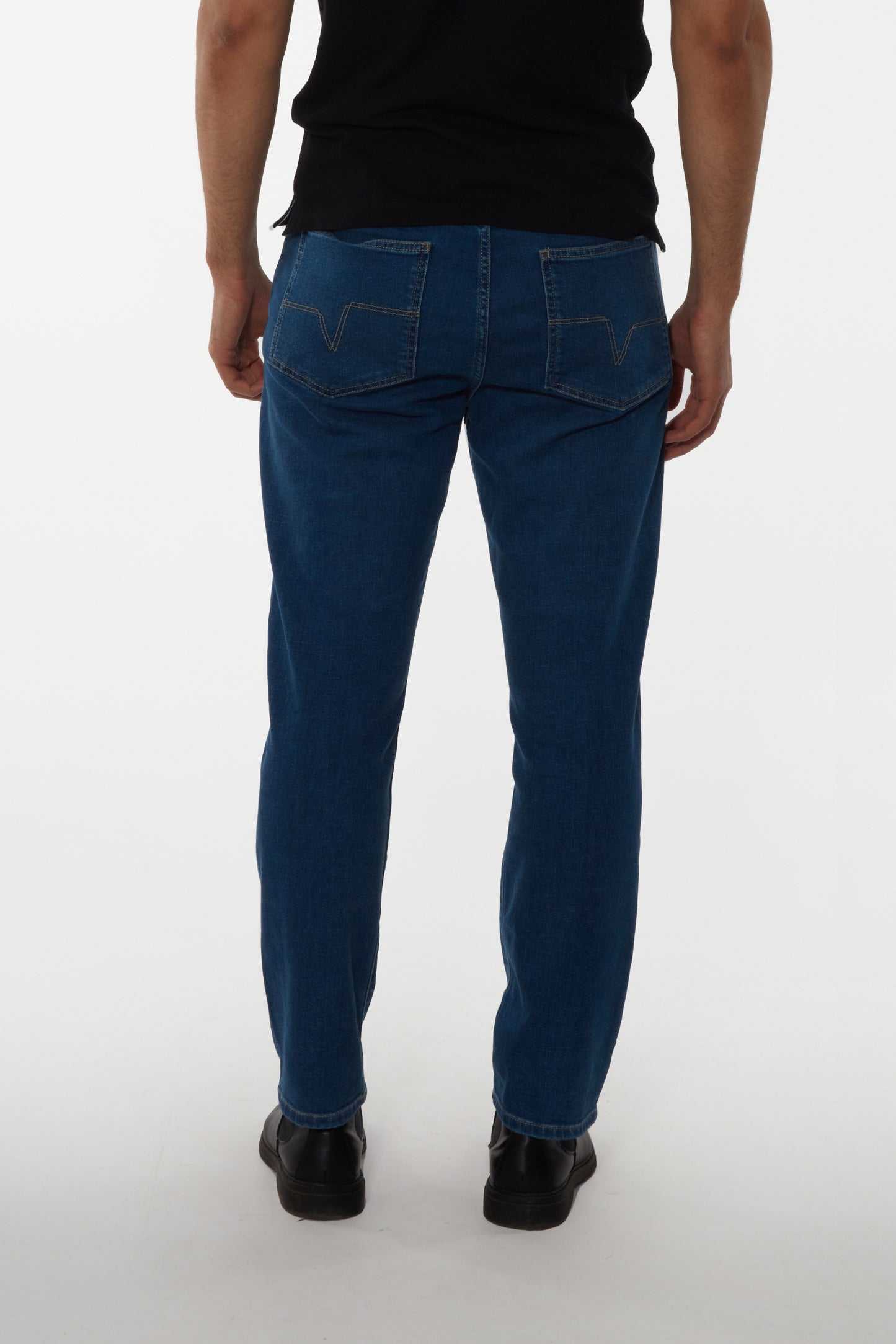 Pantalon jean habillé bleu