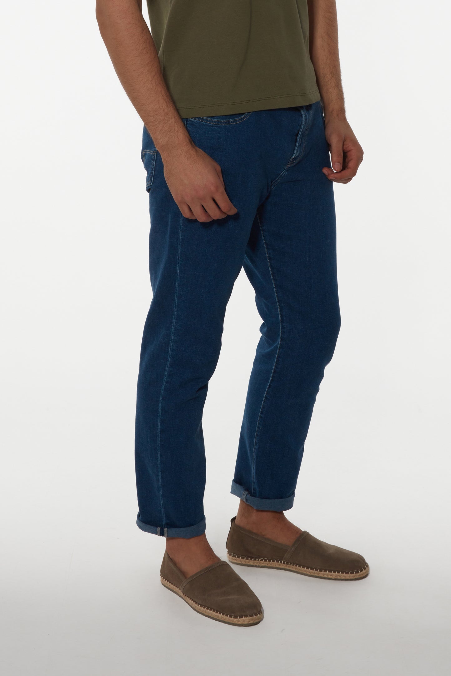 Jean slim d'été coton stretch