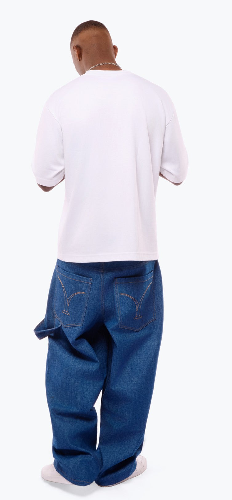Baggy Homme Ona bleu Brut