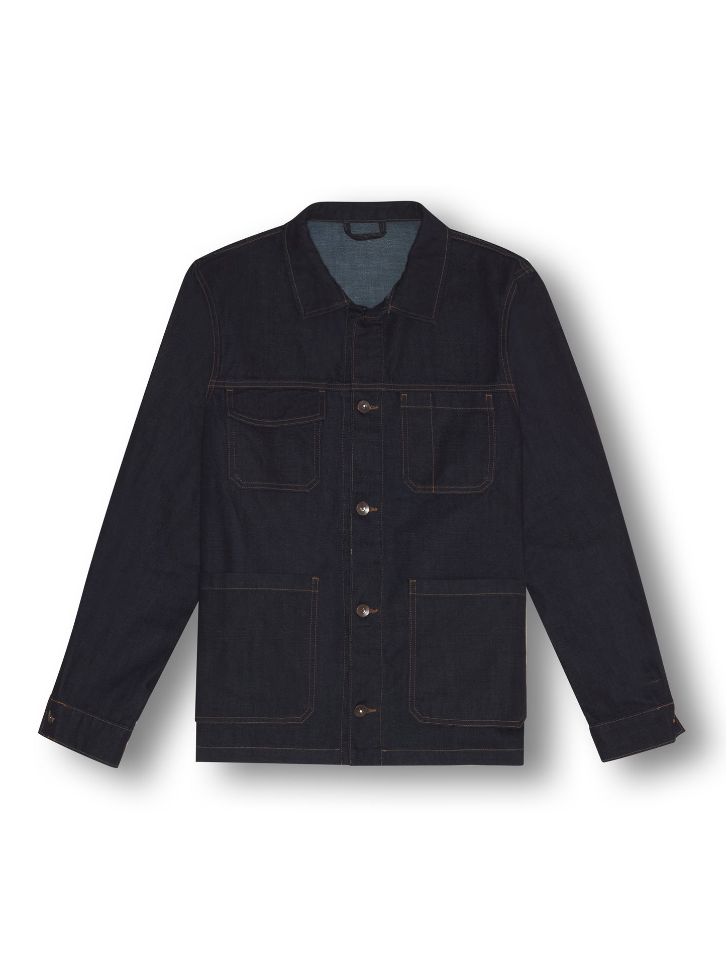 Veste worker jean brut