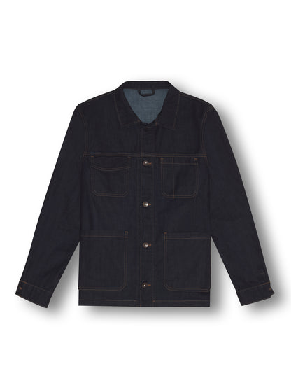 Veste worker jean brut