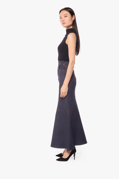Jupe Tulipe longue évasée