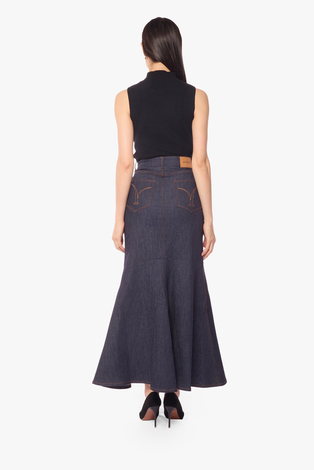 Jupe Tulipe longue évasée