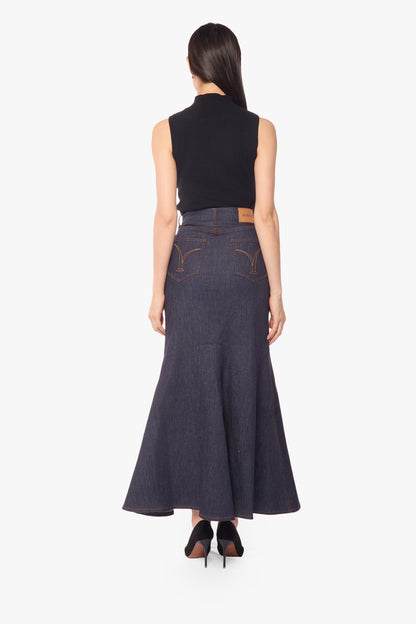 Jupe Tulipe longue évasée