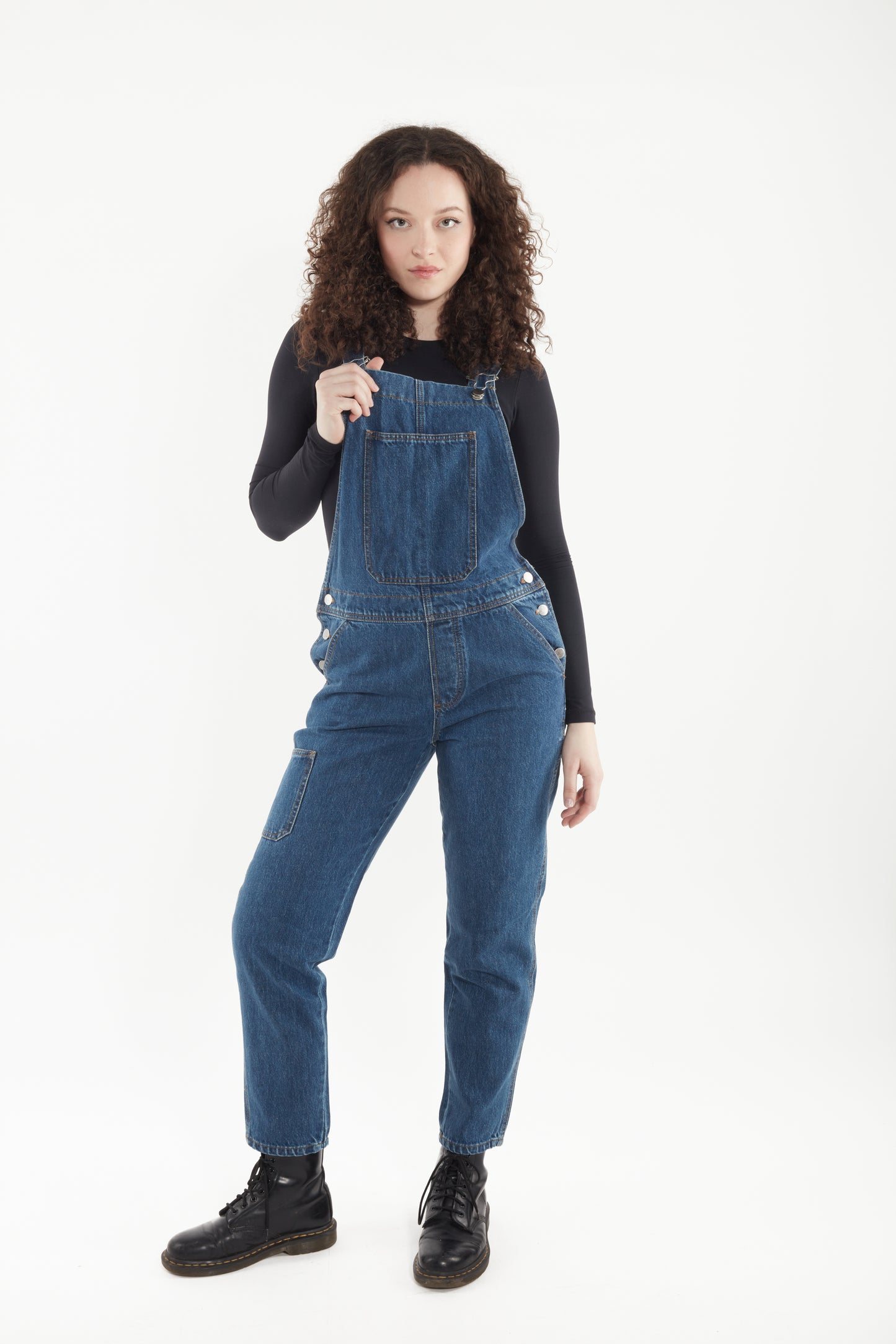 SALOPETTE VINTAGE DENIM coupe slim