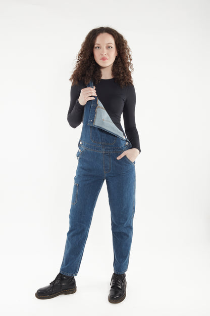 SALOPETTE VINTAGE DENIM coupe slim