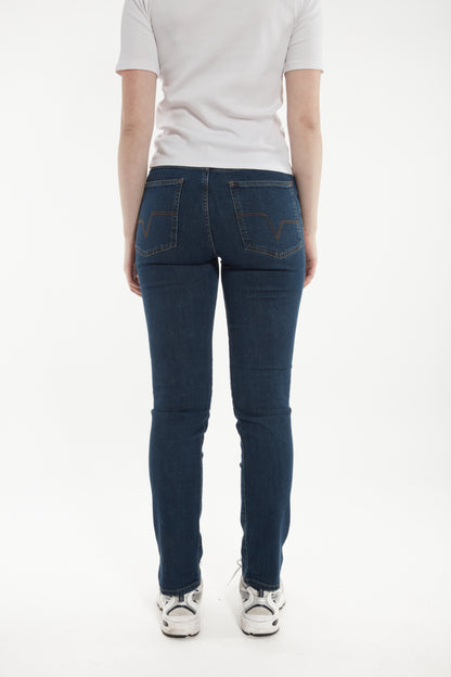 Jean Momentum™ Slim bleu foncé denim