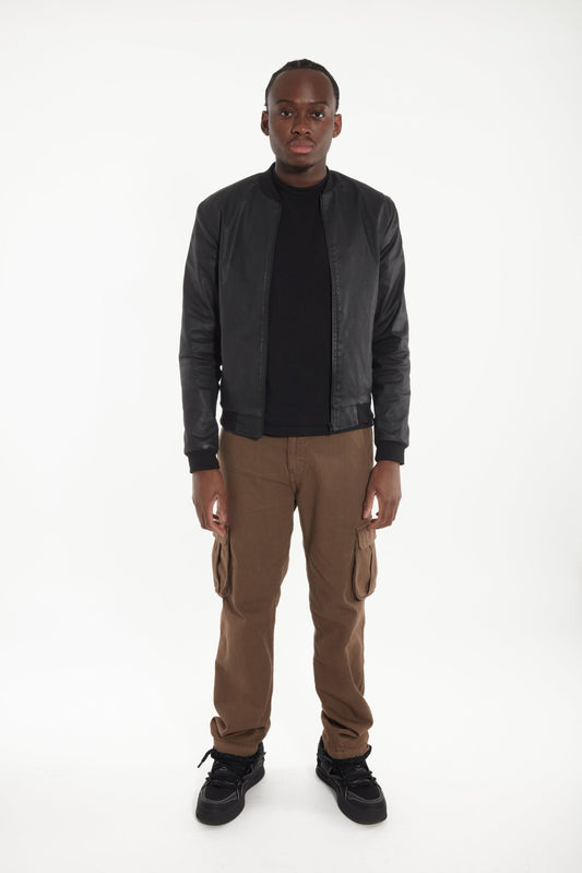 Blouson bomber light noir