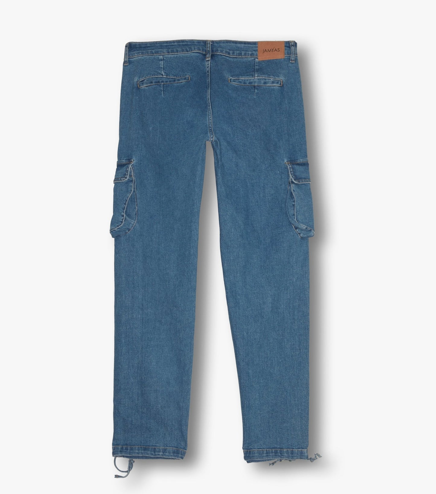 Cargo jean bleu foncé