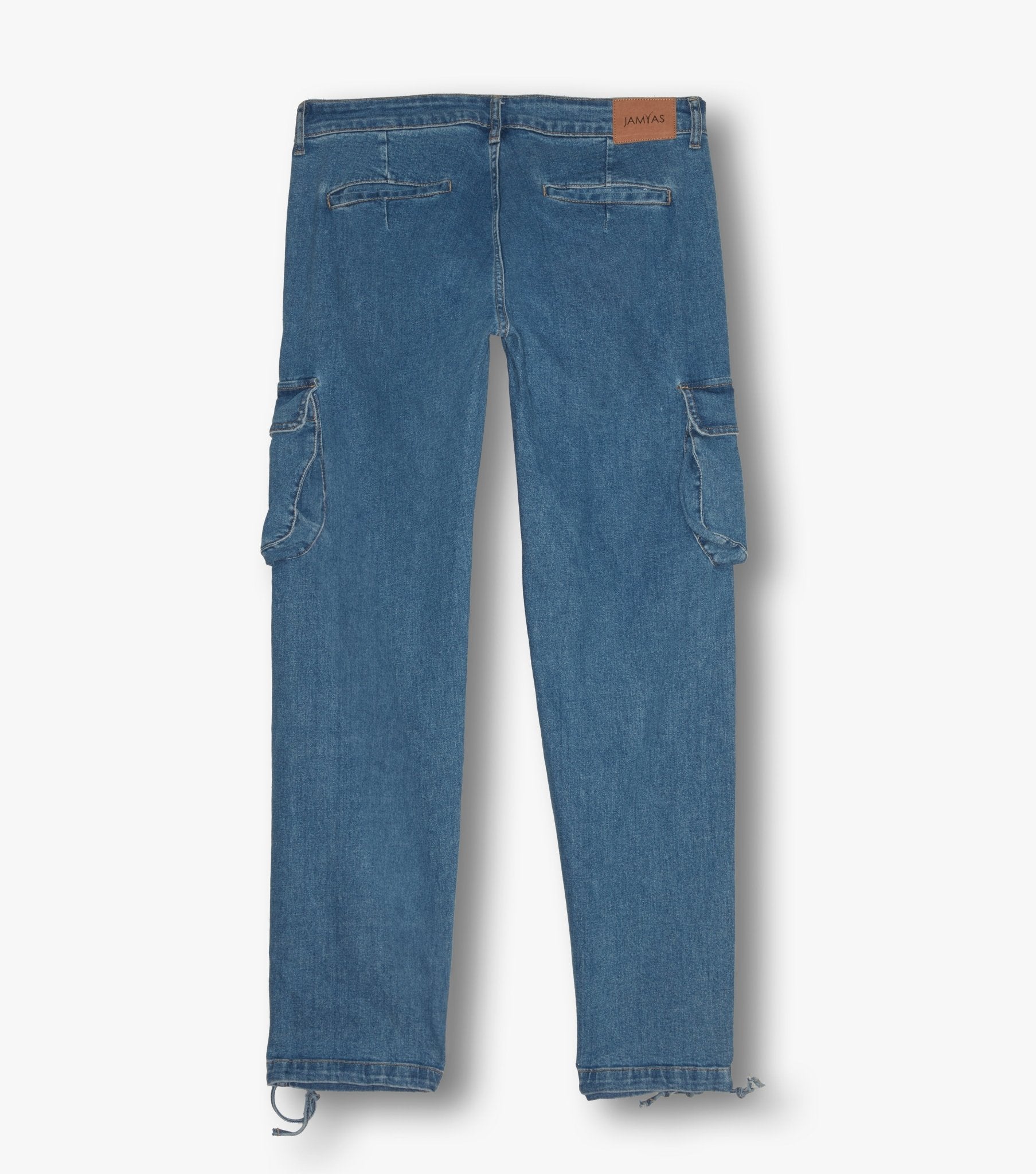 Cargo jean bleu foncé