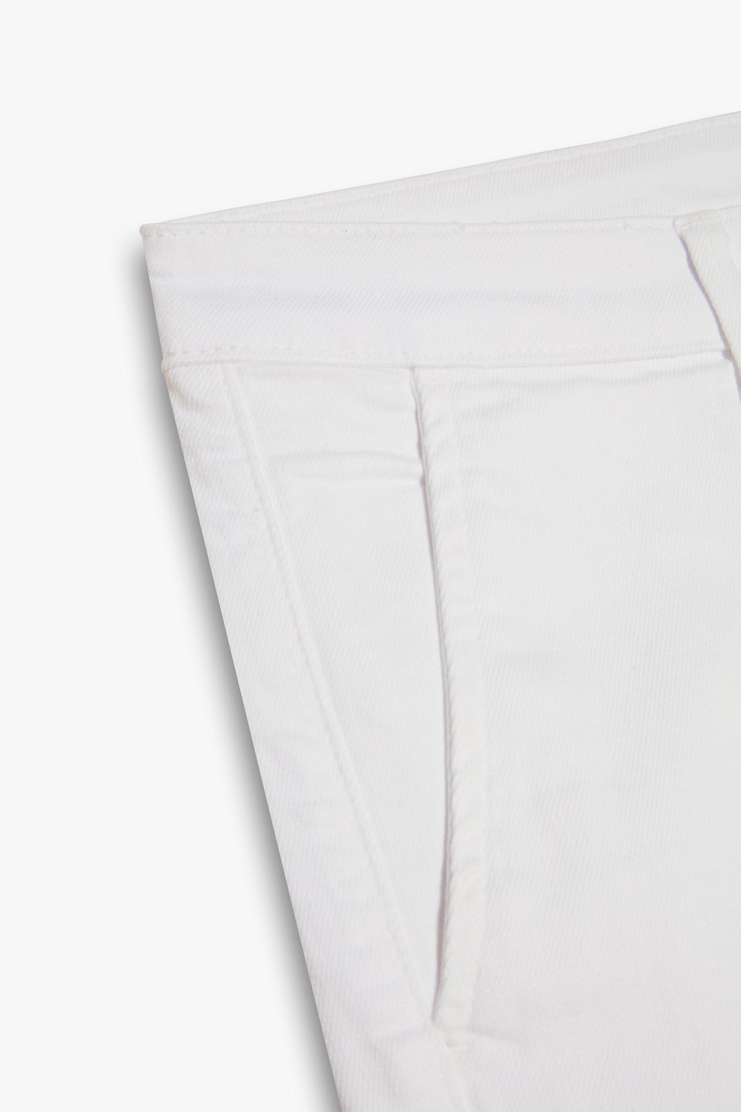 Pantalon à pinces en toile de coton blanc - Jamyas
