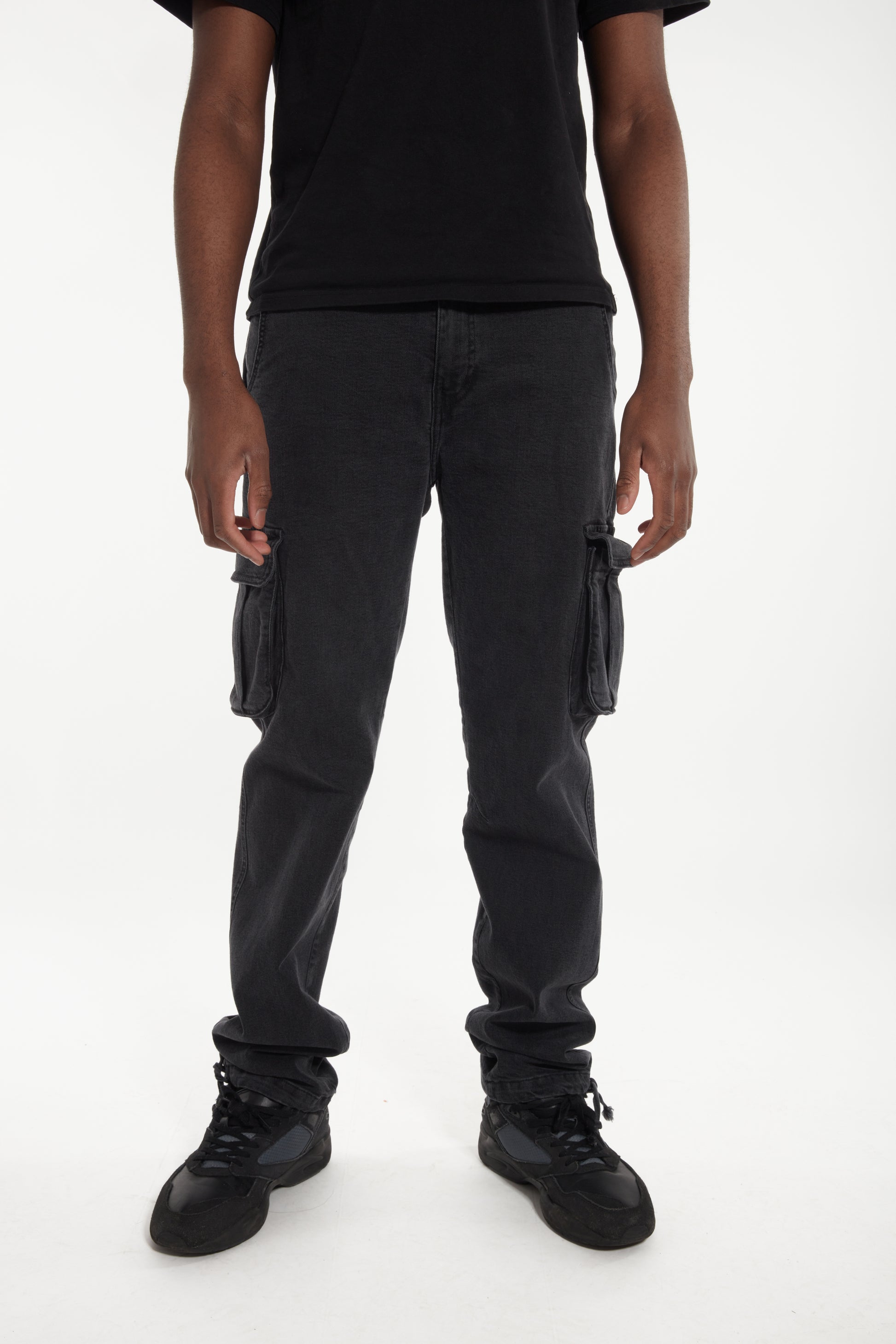 Pantalon Cargo HERVUS noir - Jamyas