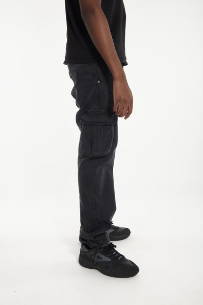 Pantalon Cargo HERVUS noir - Jamyas