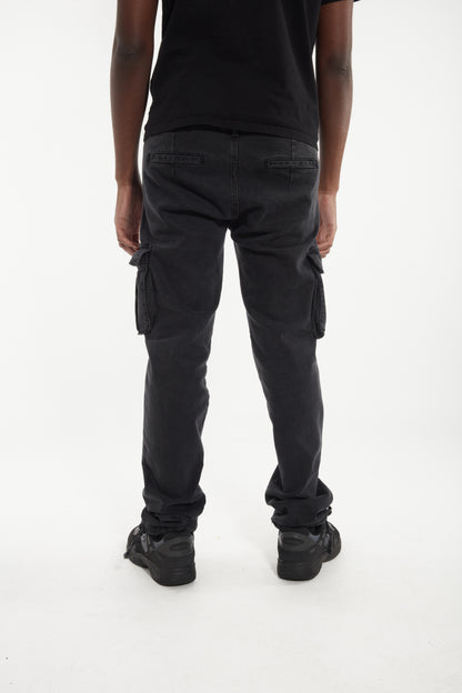 Pantalon Cargo HERVUS noir - Jamyas