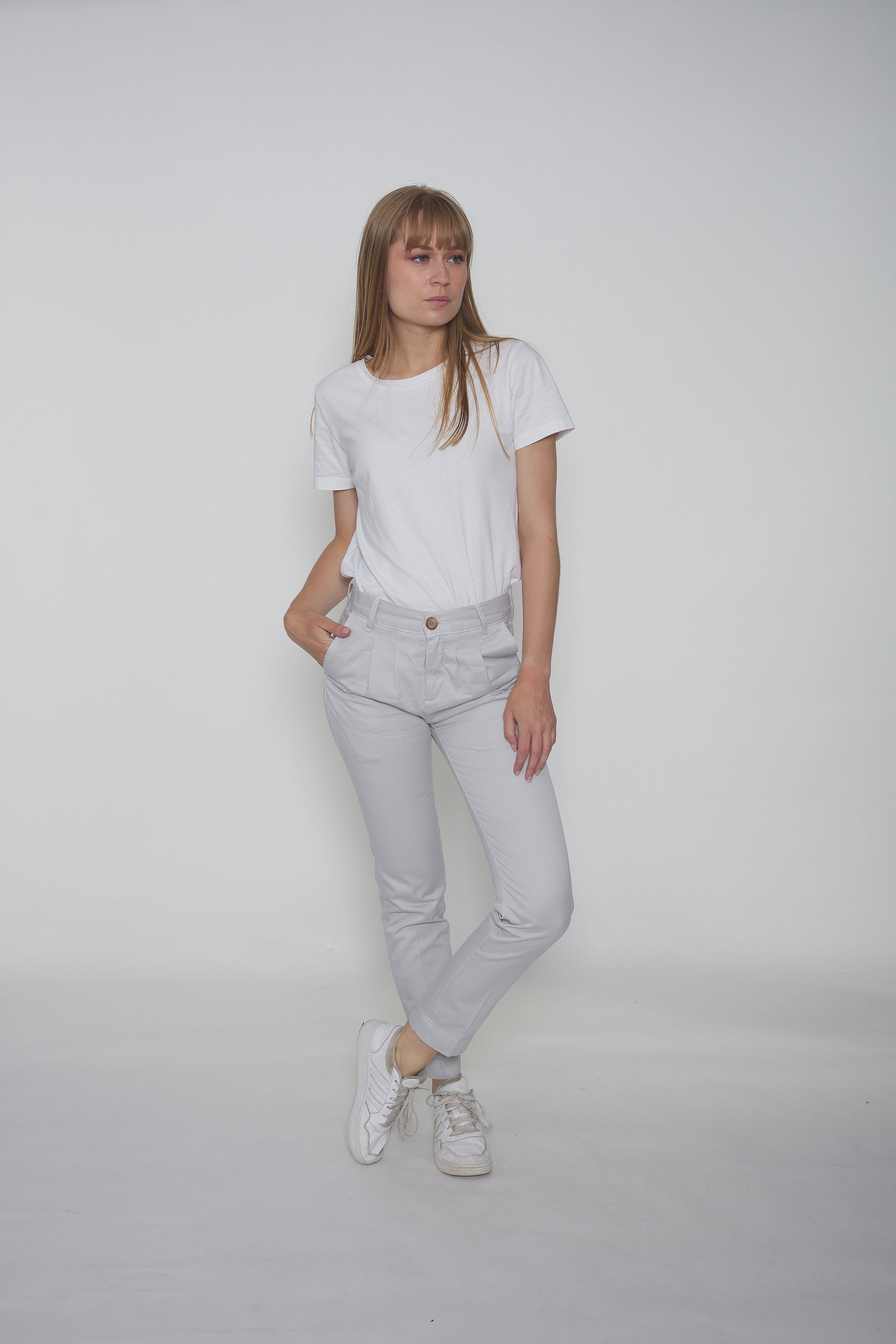 pantalon skinny jean blanc femme - Jamyas