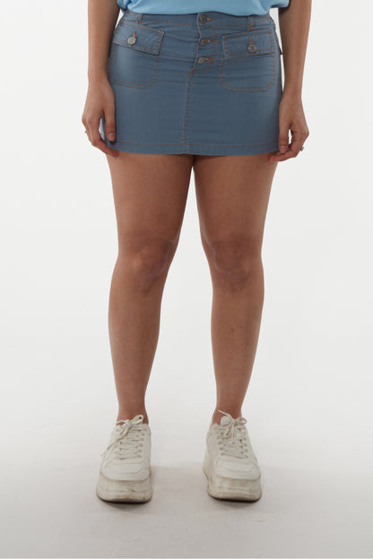 Jupe courte à poches boutonnée - Jamyas