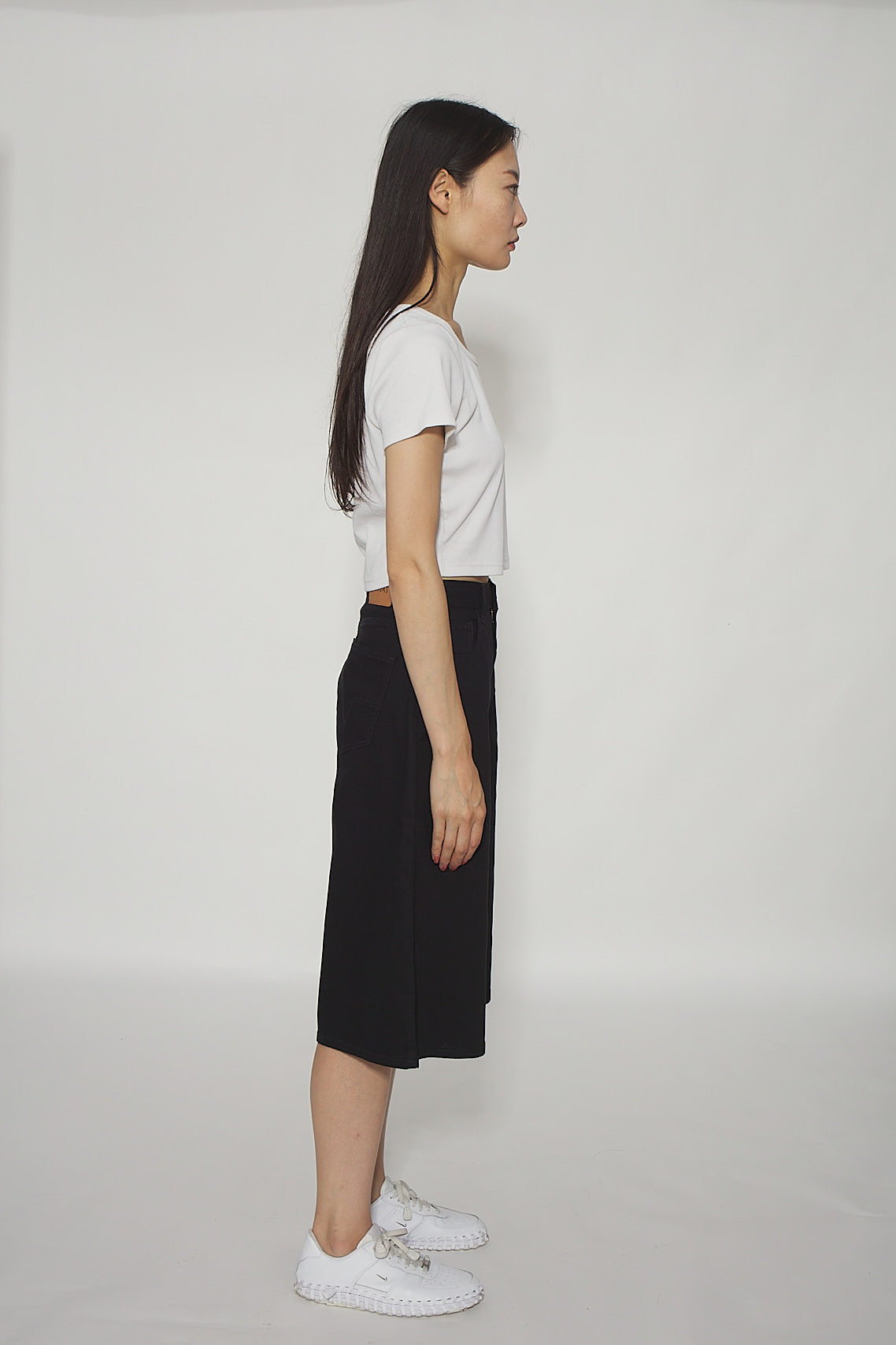 JUPE CULOTTE Bermuda Style baggy noir - Jamyas