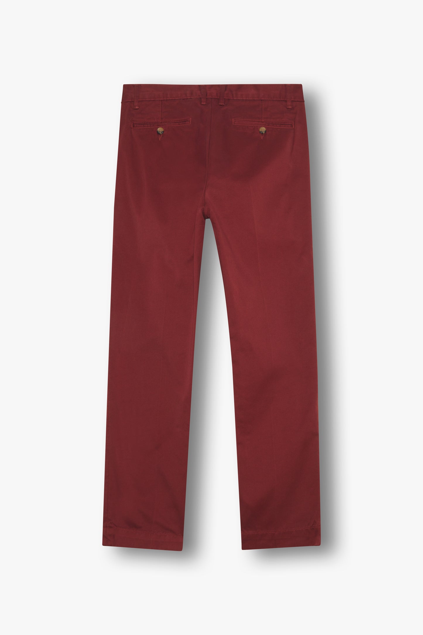 Pantalon chino à pinces bordeaux, coupe élégante et confortable, idéal pour un look casual chic ou formel
