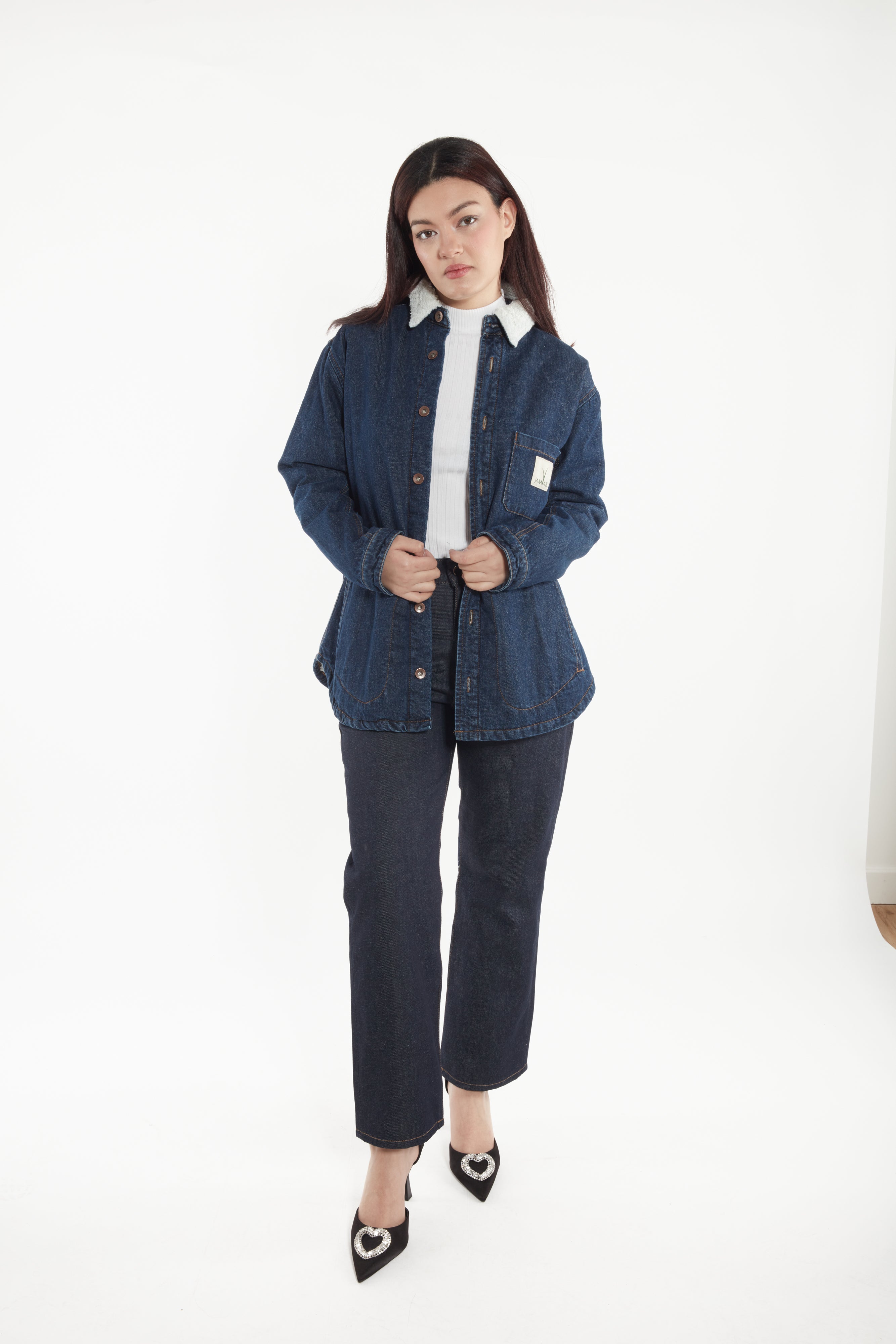 SHERPA VESTE JEAN fourrée - Jamyas