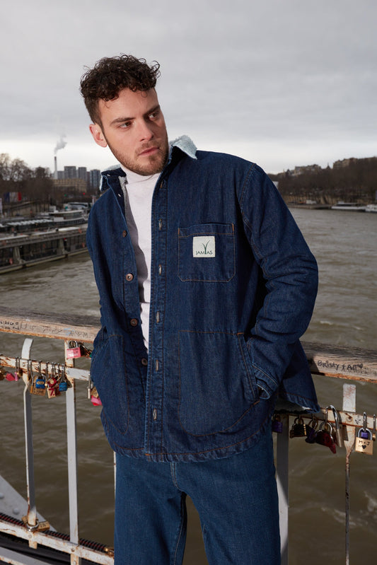 veste HIVERDIAN jean fourrée - Jamyas